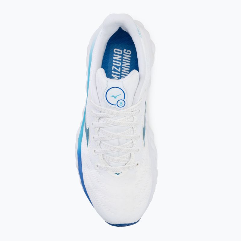 Női futócipő Mizuno Wave Sky 8 fehér/lézerkék/mugenkék Mizuno Wave Sky 8 fehér/lézerkék/mugenkék 5