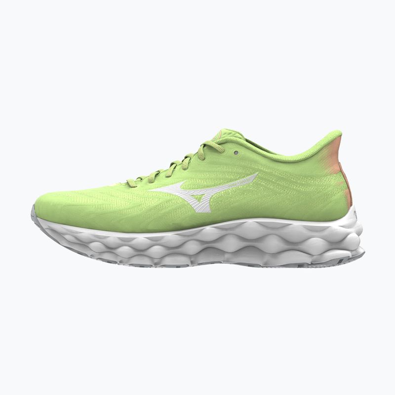 Női futócipő Mizuno Wave Sky 8 mizuno neo lime/fehér/pristine Mizuno Wave Sky 8 mizuno neo lime/fehér/pristine