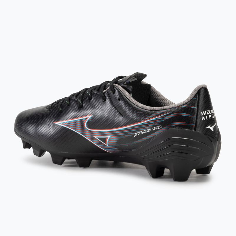 Férfi futballcipő Mizuno α Select FG fekete/gyújtás piros/801 c 3