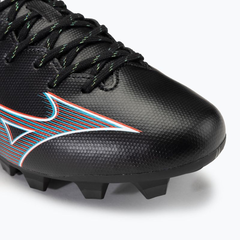 Férfi futballcipő Mizuno α Select FG fekete/gyújtás piros/801 c 7