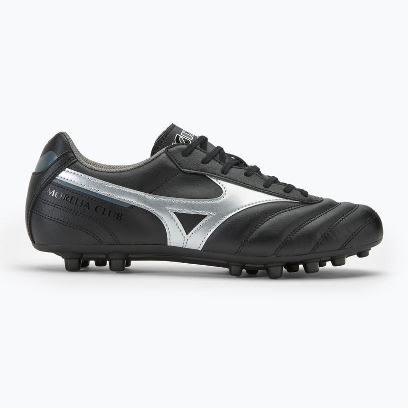 Mizuno Morelia II Club AG fekete/galaxy silver/dark shadow férfi futballcipő 2