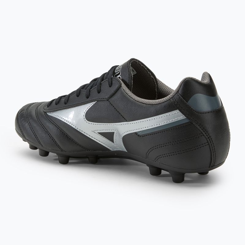 Mizuno Morelia II Club AG fekete/galaxy silver/dark shadow férfi futballcipő 3