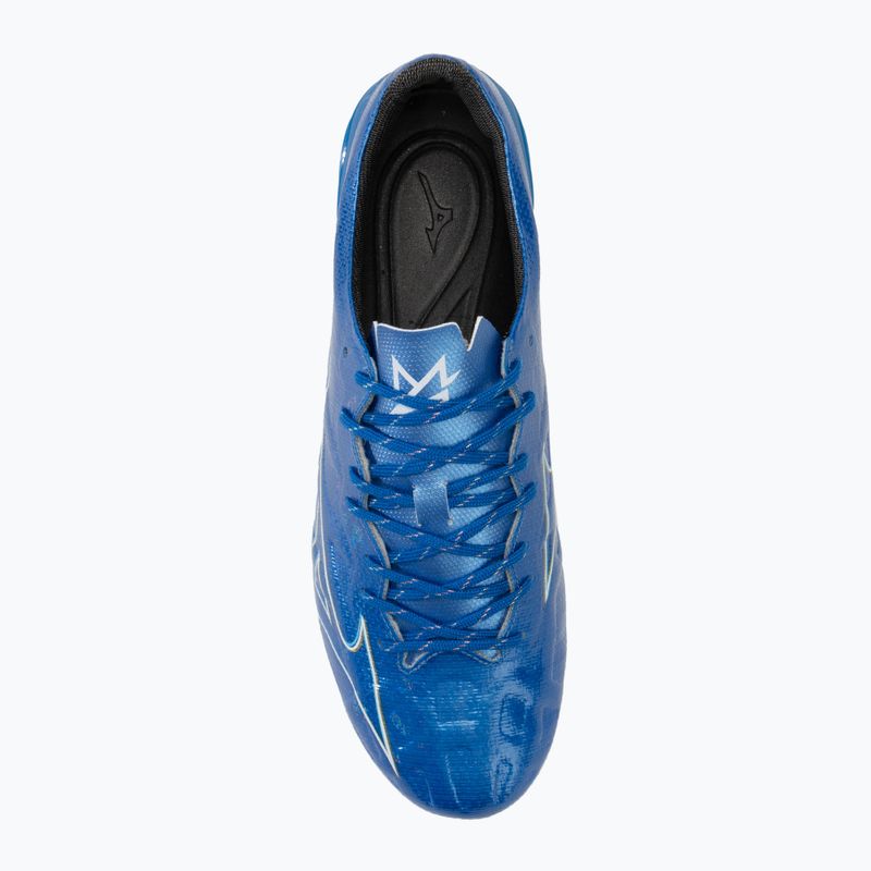 Férfi futballcipő Mizuno α Pro FG fehér/lézerkék/arany 5