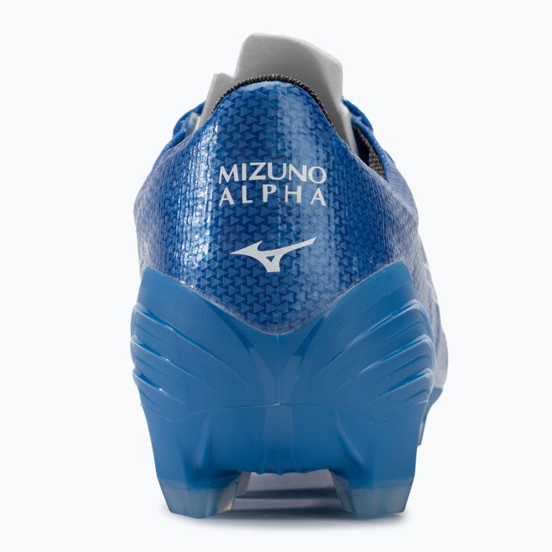 Férfi futballcipő Mizuno α Pro FG fehér/lézerkék/arany 6