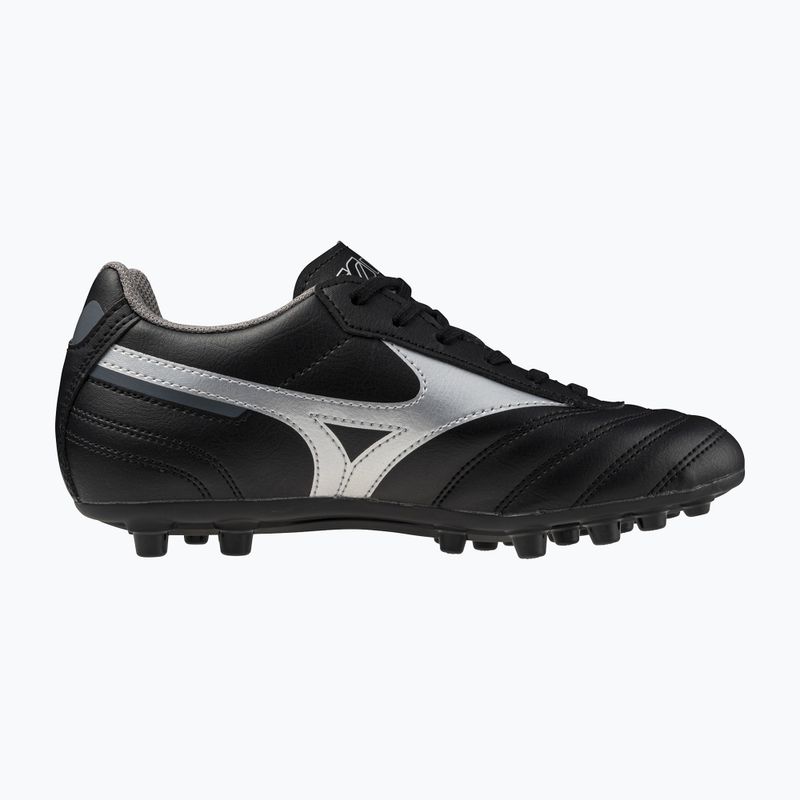 Gyermek focicipő Mizuno Morelia II Club AG fekete/galaxis ezüst/sötét árnyék Mizuno Morelia II Club AG fekete/galaxis ezüst/sötét árnyék 2