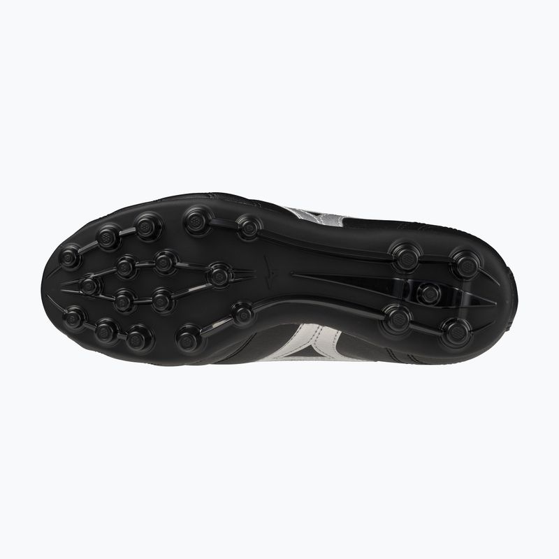 Gyermek focicipő Mizuno Morelia II Club AG fekete/galaxis ezüst/sötét árnyék Mizuno Morelia II Club AG fekete/galaxis ezüst/sötét árnyék 4