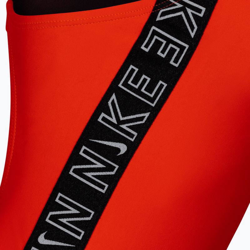 Gyerek fürdőruha NIKE LOGO TAPE piros NESSB758 3