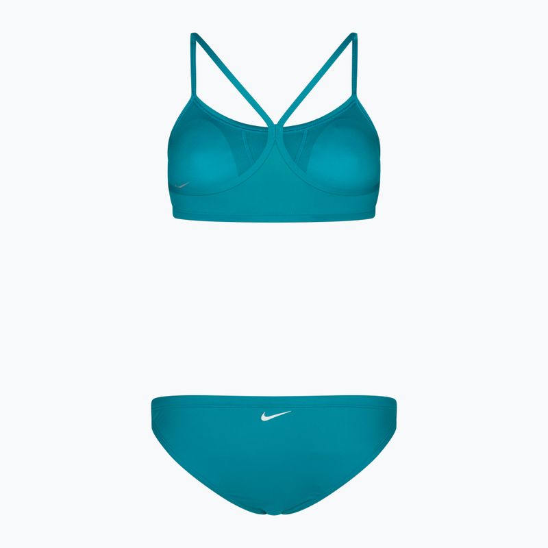 Női kétrészes fürdőruha Nike Essential Sports Bikini világoskék NESSA211-345 2