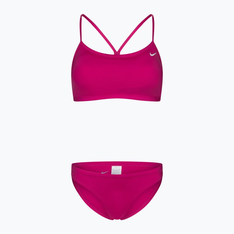 Női Nike Essential Sports Bikini kétrészes fürdőruha rózsaszín NESSA211