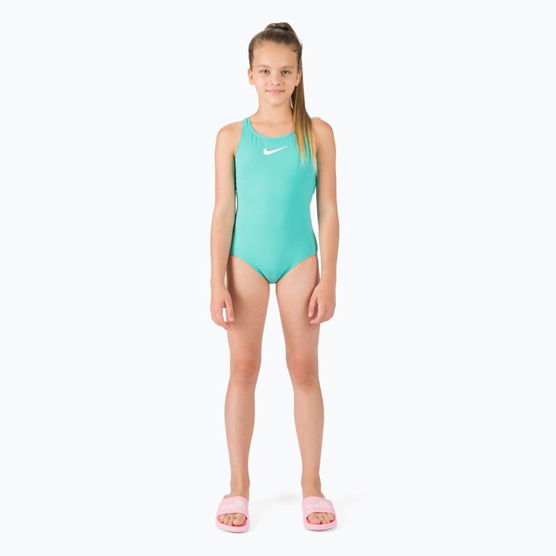 Nike Essential Racerback egyrészes gyermek fürdőruha zöld NESSB711-339 2