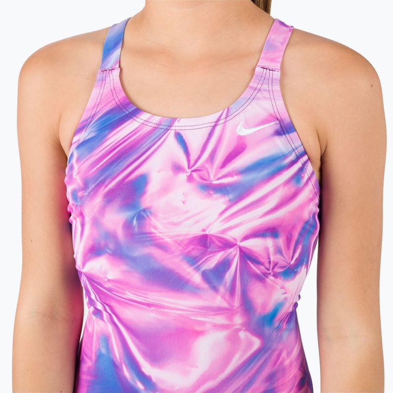 Nike Multiple Print Fastback Gyermek egyrészes fürdőruha szín NESSC755-989 7