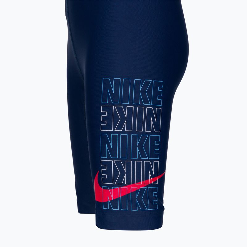 Gyermek fürdőruha Nike Multi Logo tengerészkék NESSC853-440 5