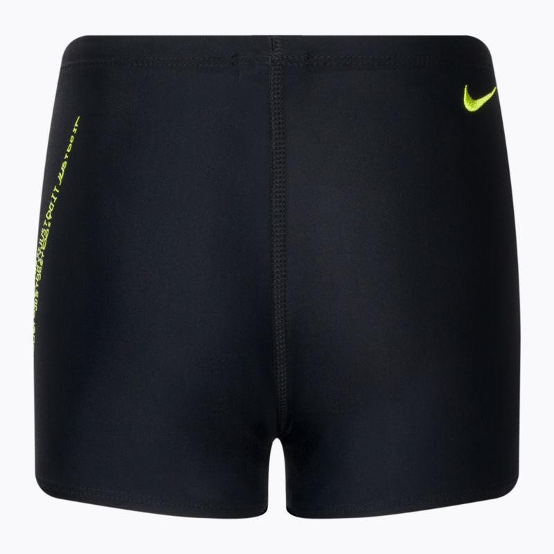 Nike Jdi Swoosh Aquashort gyermek úszónadrág fekete NESSC854-001 2