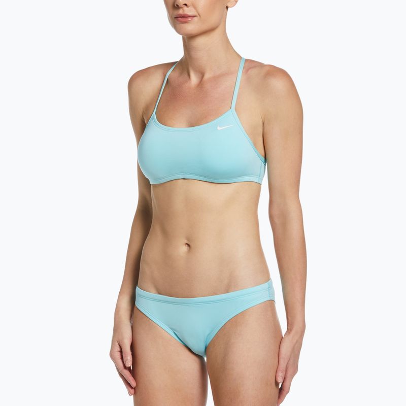Női kétrészes fürdőruha Nike Essential Sports Bikini kék NESSA211-437 5