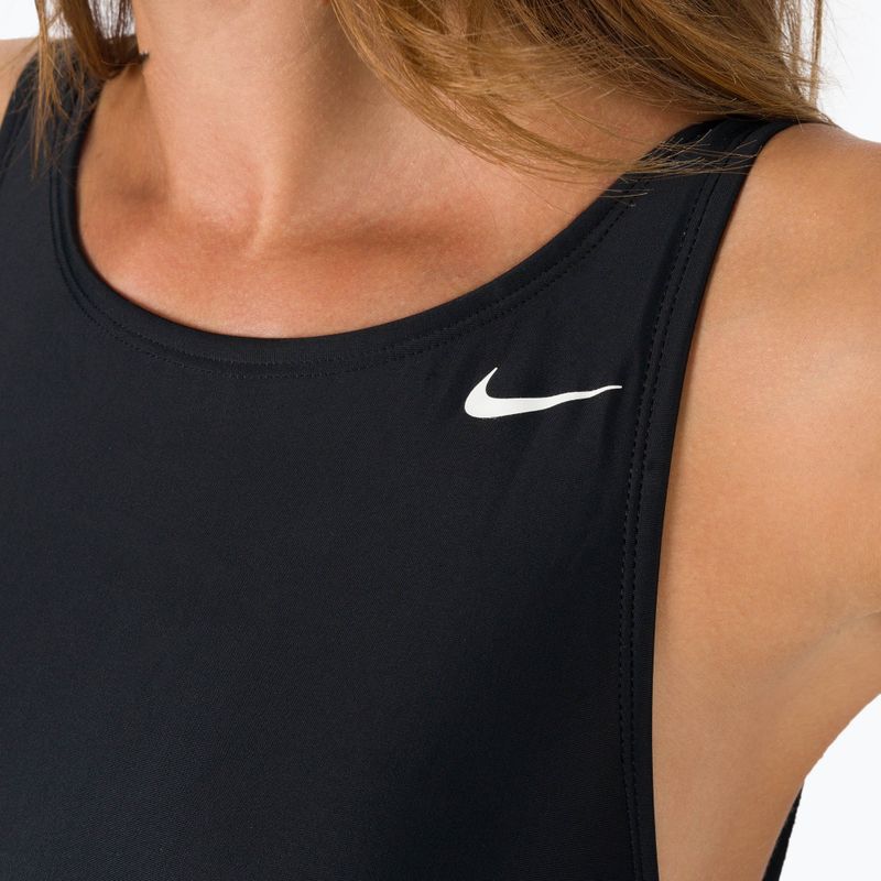 Nike Hydralock Sculpt U-Back női egyrészes fürdőruha fekete NESSC200-001 7