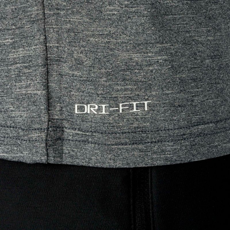 Férfi edzőpóló Nike Heather fekete NESSB658-001 6