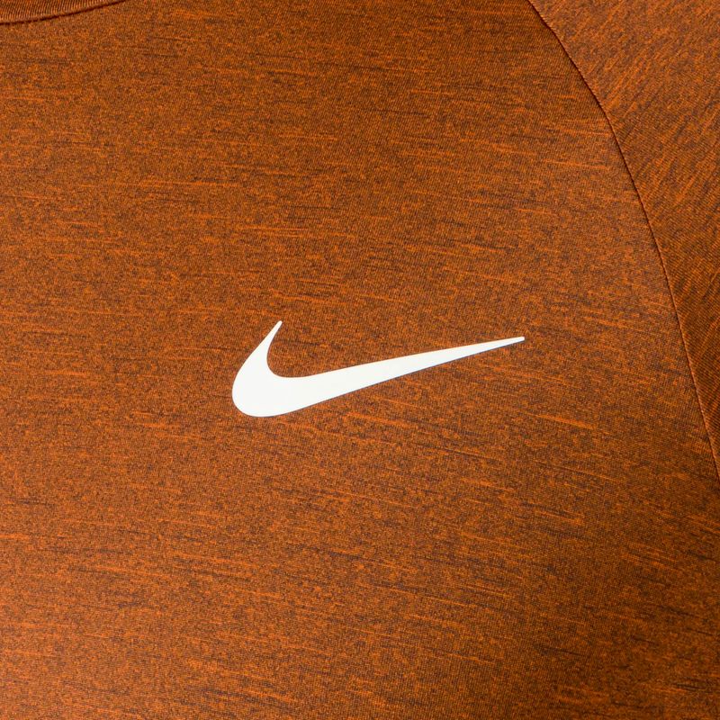 Férfi edzőpóló Nike Heather narancssárga NESSB658-814 5