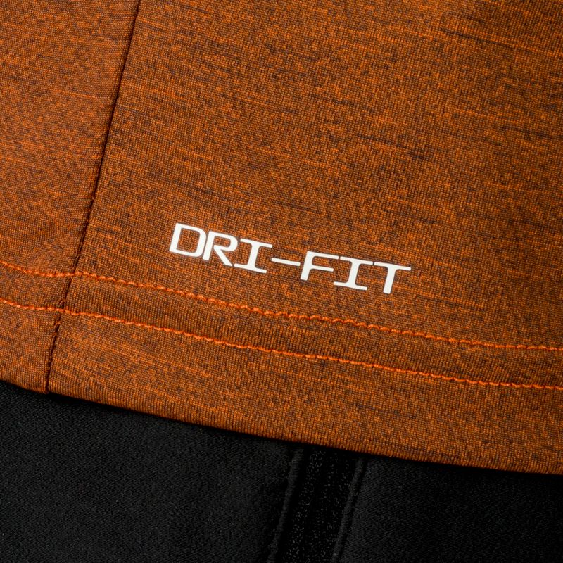 Férfi edzőpóló Nike Heather narancssárga NESSB658-814 6