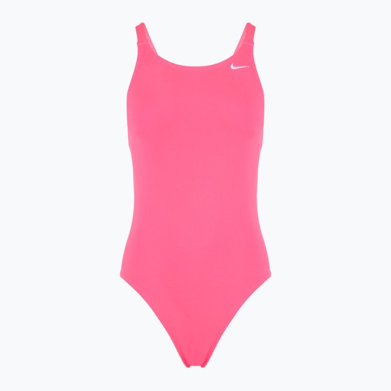 Nike Hydrastrong Solid Fastback női egyrészes fürdőruha hyper rózsaszín