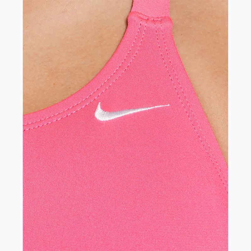 Nike Hydrastrong Solid Fastback női egyrészes fürdőruha hyper rózsaszín 4