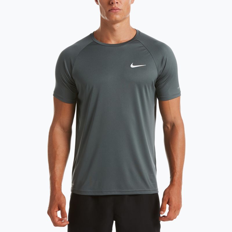 Férfi edzőpóló Nike Essential szürke NESSA586-018 10