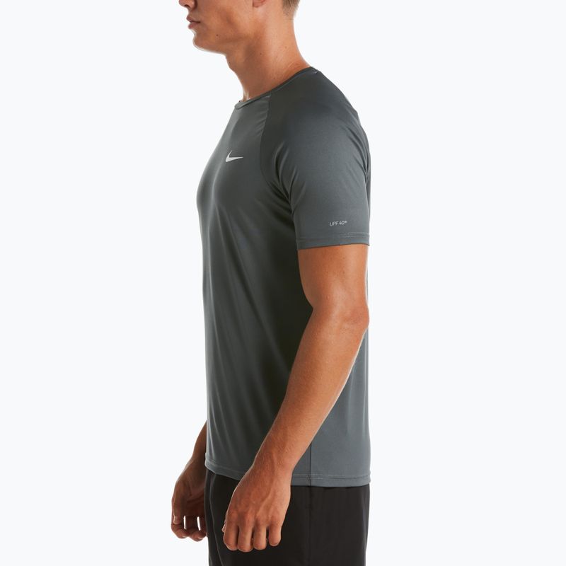 Férfi edzőpóló Nike Essential szürke NESSA586-018 11