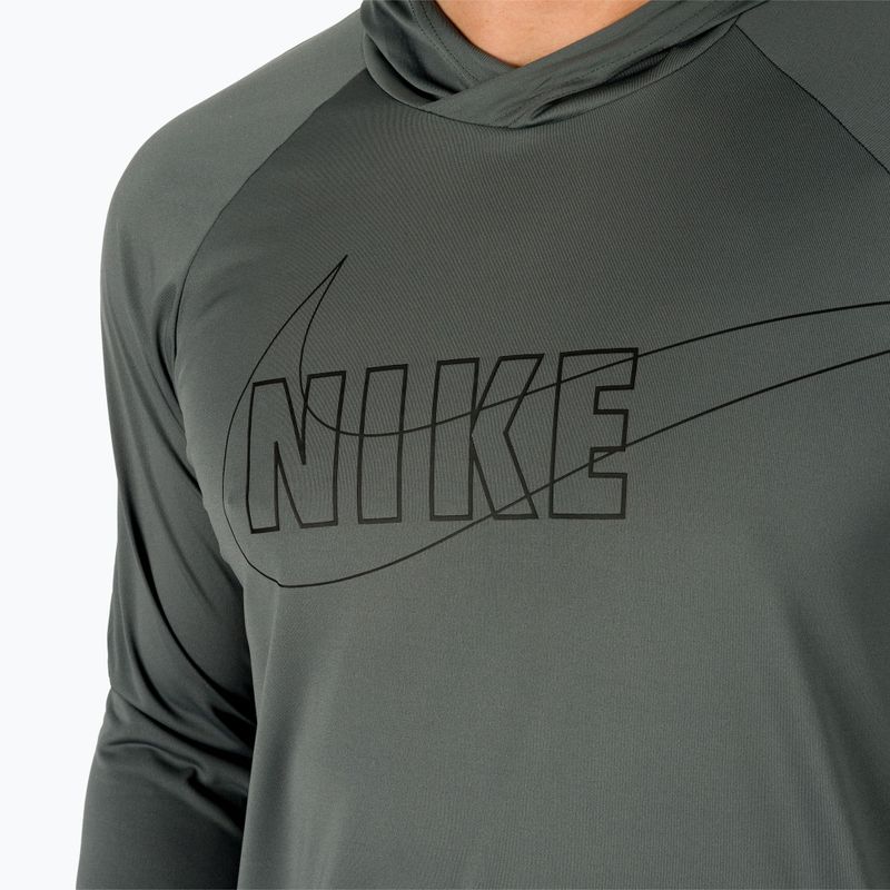 Férfi tréning pulóver Nike Outline Logo szürke NESSC667-018 6