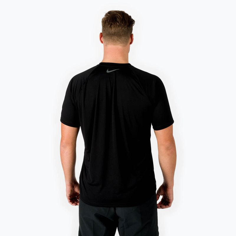 Férfi edzőpóló Nike Ring Logo fekete NESSC666-001 2