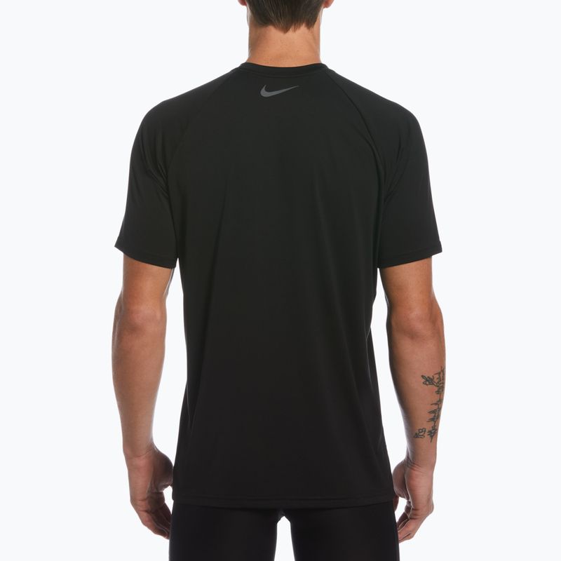 Férfi edzőpóló Nike Ring Logo fekete NESSC666-001 9