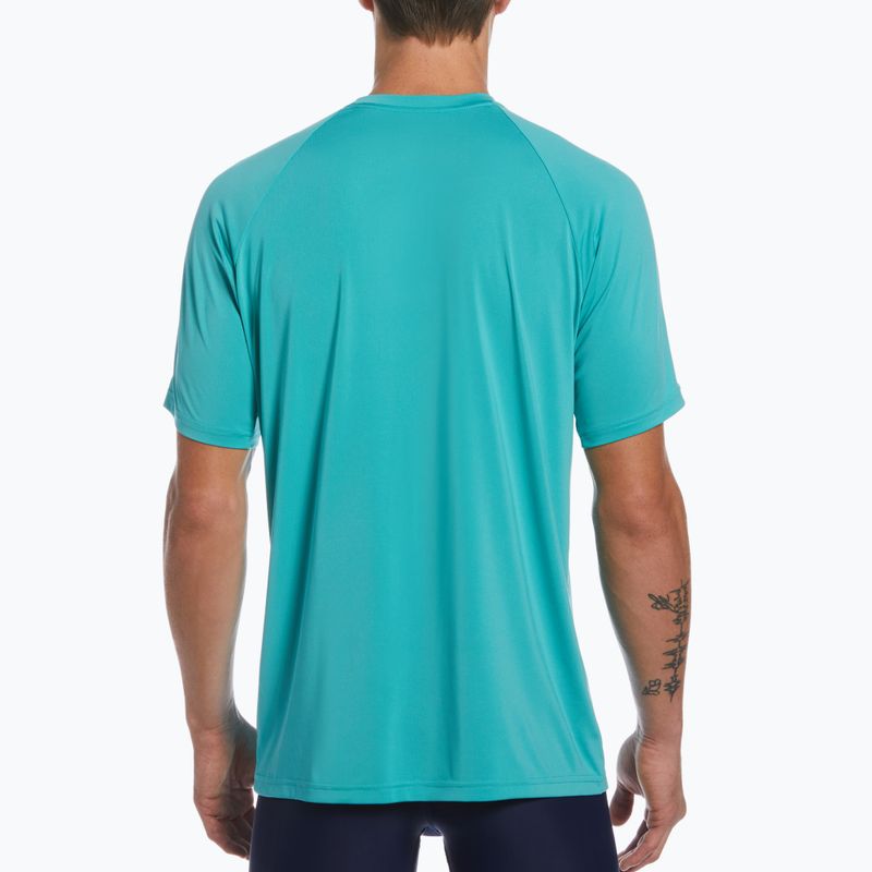 Férfi edzőpóló Nike Ring Logo türkiz NESSC666-339 9