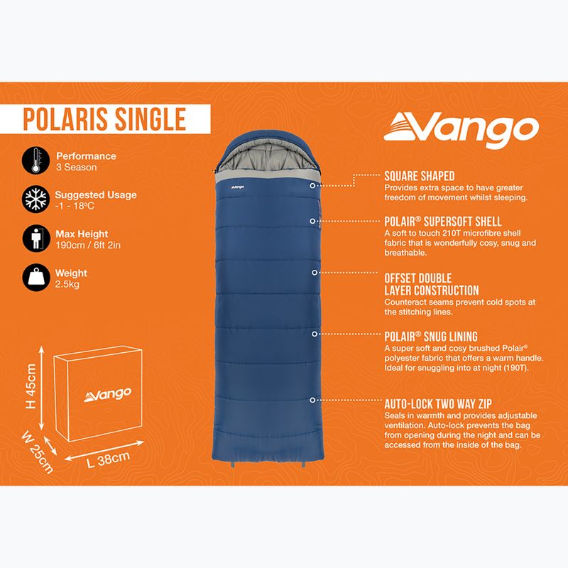 Vango Polaris Single neptune hálózsák 9