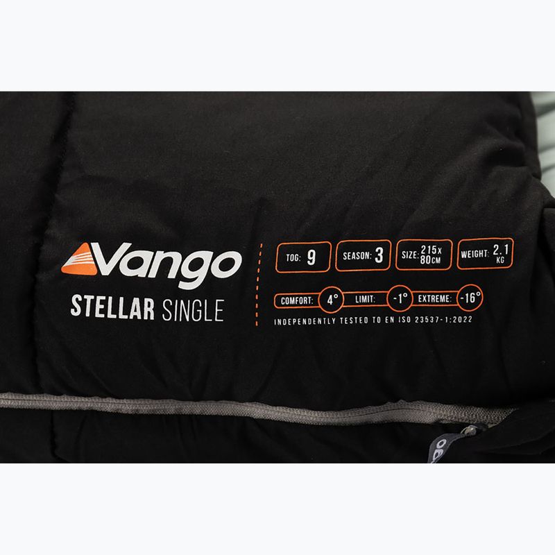 Vango Stellar hálózsák egyszemélyes fekete 6