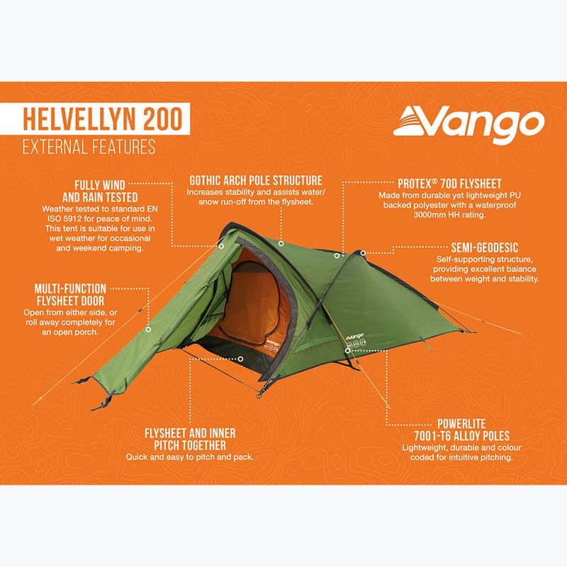 Vango Helvellyn 200 pamir zöld 2 személyes trekking sátor 18