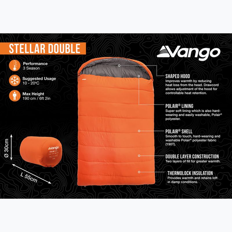 Vango Stellar Double harissa hálózsák 9
