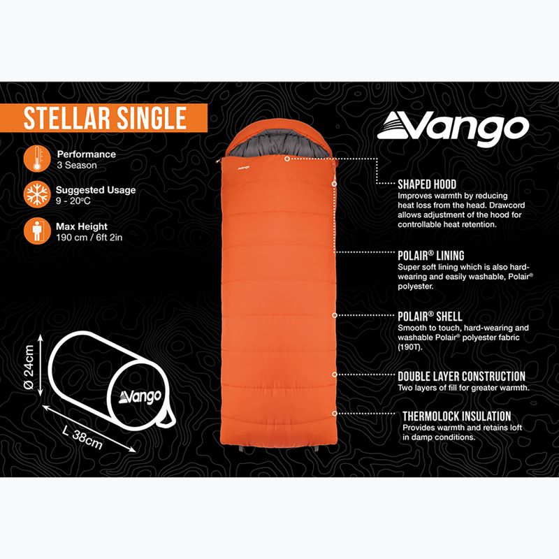 Vango Stellar Single harissa hálózsák 9