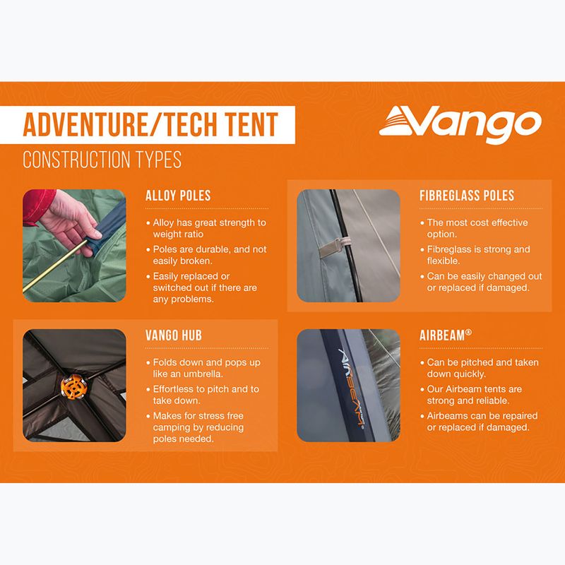 Vango Soul 300 mélykék 3 személyes trekking sátor 10