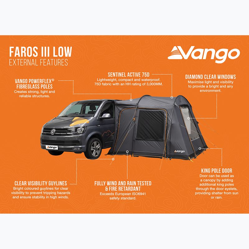 Előtér lakóautóhoz Vango Faros II Low smoke 11