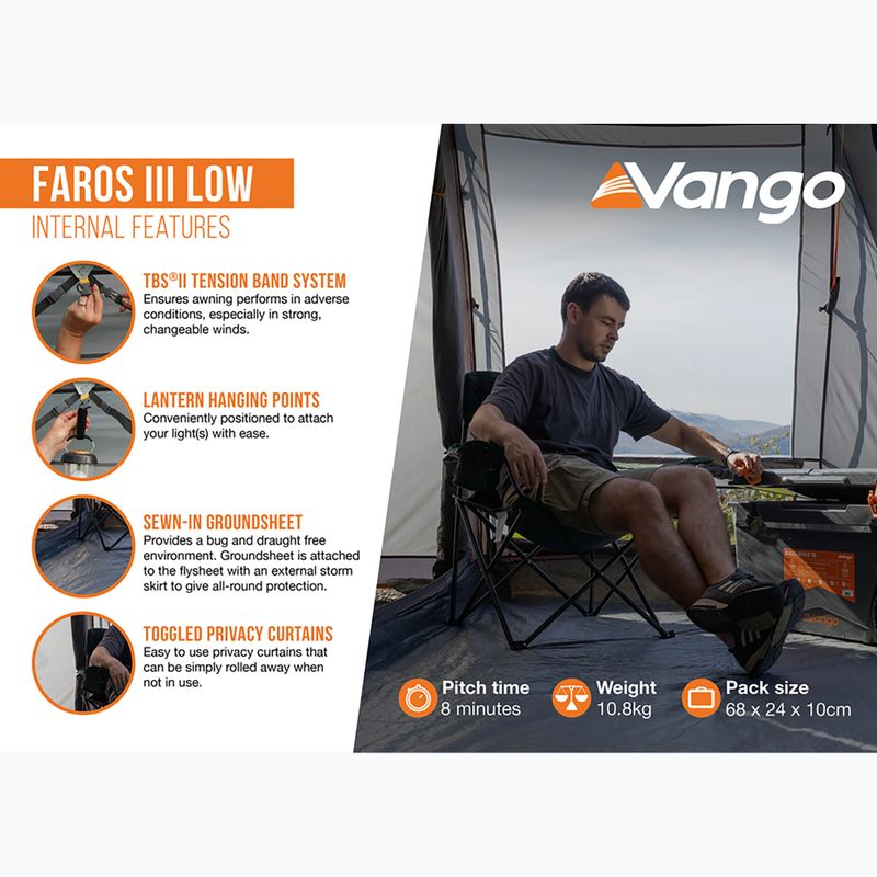 Előtér lakóautóhoz Vango Faros II Low smoke 12