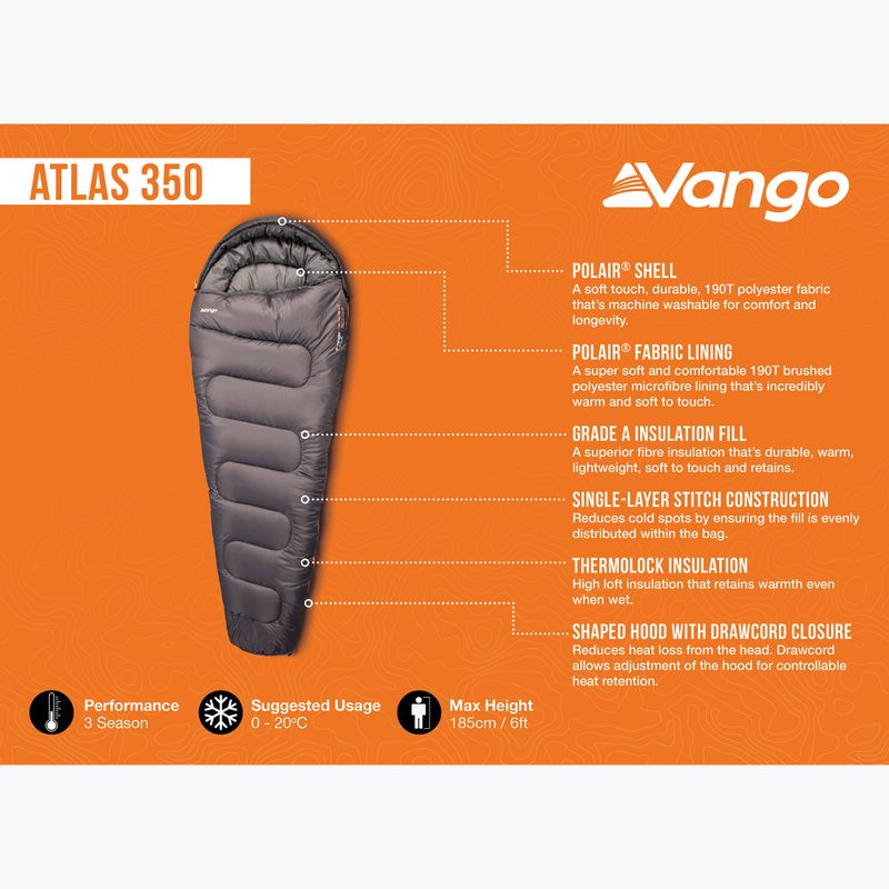 Hálózsák Vango Atlas 350 excalibur 5