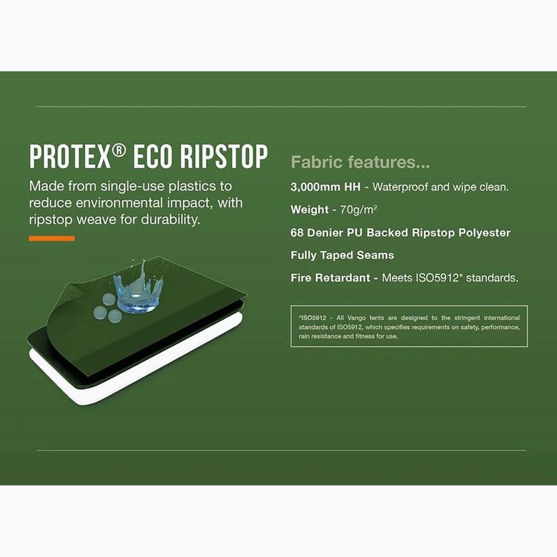 Túrasátor 3-osobowy Vango Exedra 300 forest green 14