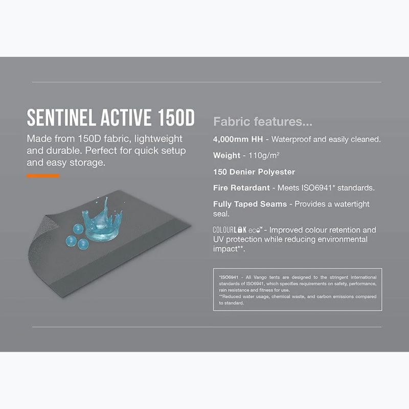 Előszoba autóhoz Vango AirHub II Low cloud grey 13