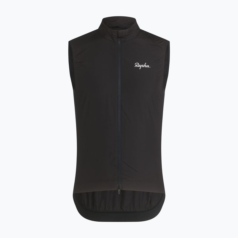 Férfi kerékpáros mellény Rapha Core Gilet black/white 5