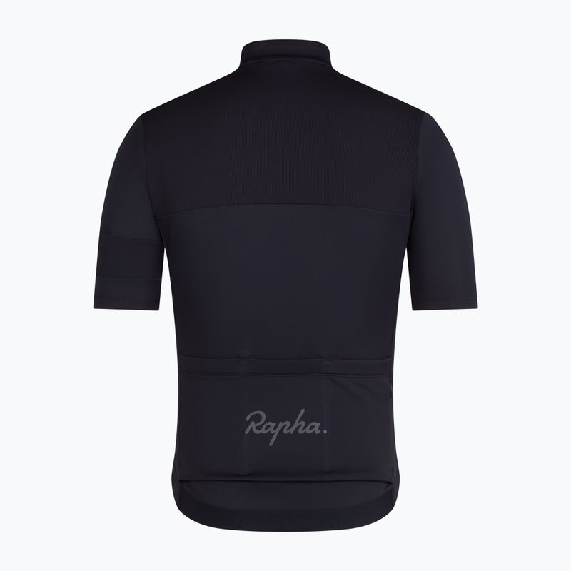 Férfi kerékpáros mez Rapha Brevet Element Jersey black/dark grey 6