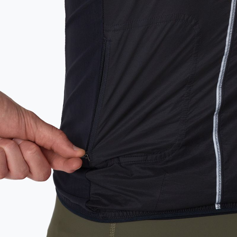 Férfi kerékpáros dzseki Rapha Brevet Element Wind Jacket black/grey 4