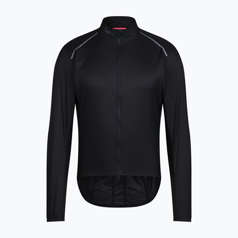 Férfi kerékpáros dzseki Rapha Brevet Element Wind Jacket black/grey 5