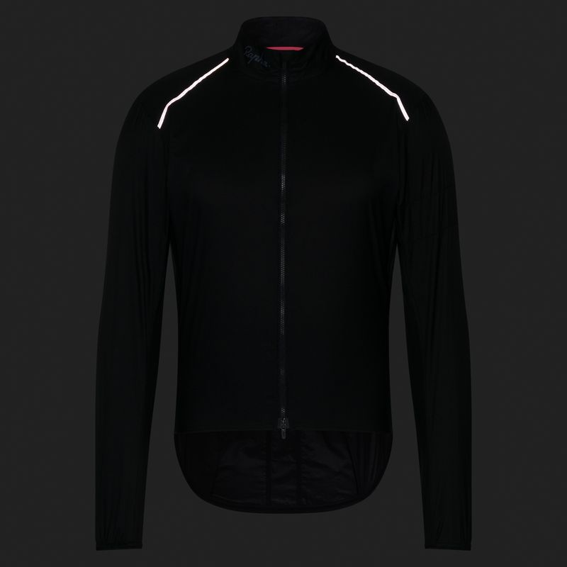 Férfi kerékpáros dzseki Rapha Brevet Element Wind Jacket black/grey 7