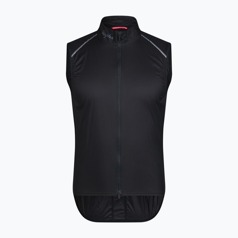 Férfi kerékpáros mellény Rapha Brevet Element Wind Gilet black/grey 5