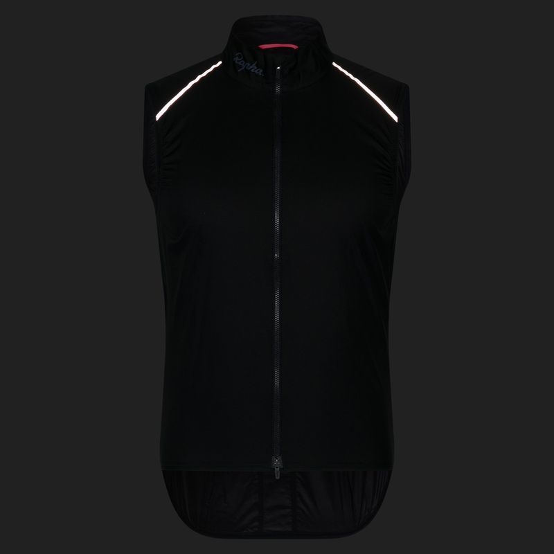 Férfi kerékpáros mellény Rapha Brevet Element Wind Gilet black/grey 7