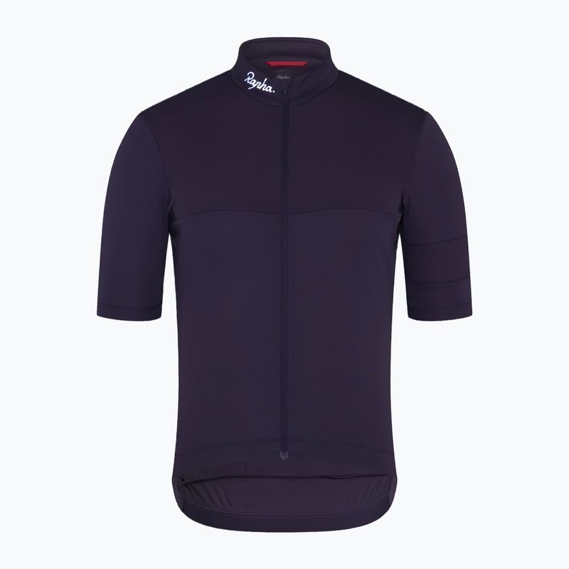 Férfi kerékpáros mez Rapha Brevet Element Jersey dusted lilac/black