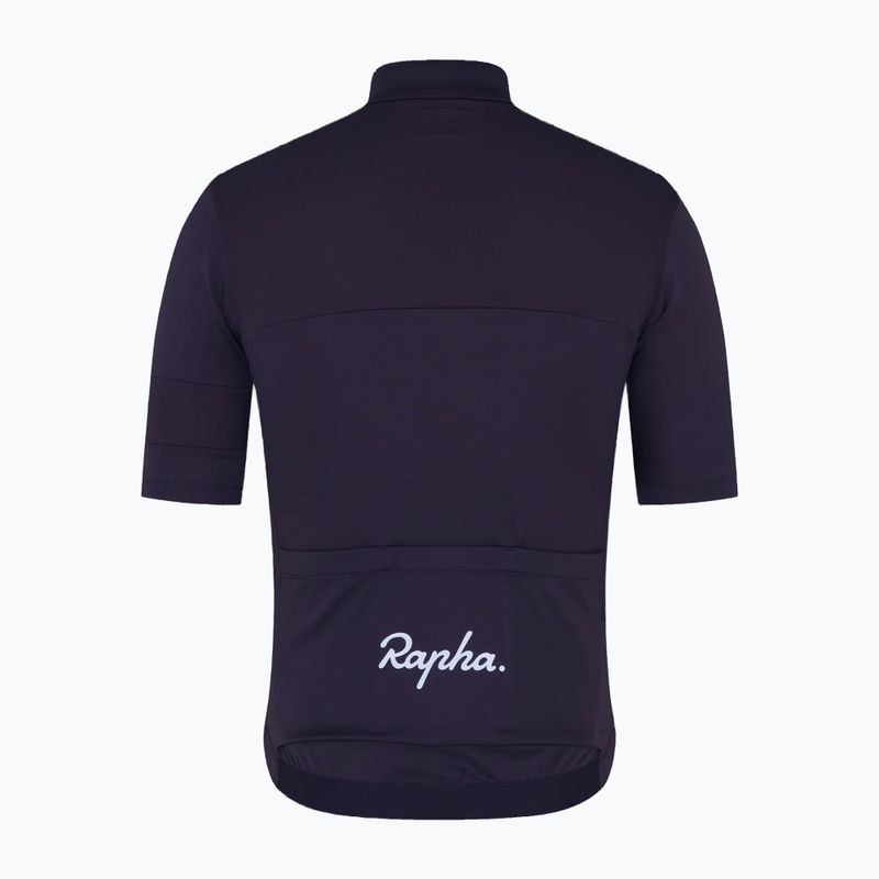 Férfi kerékpáros mez Rapha Brevet Element Jersey dusted lilac/black 2